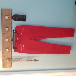 Joe's Jeans Rocker Skinny Red SZ 31